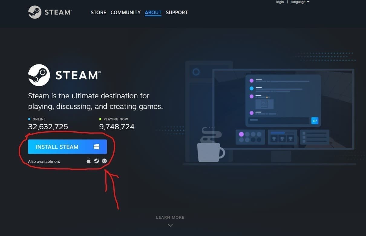 Sito Ufficiale Steam